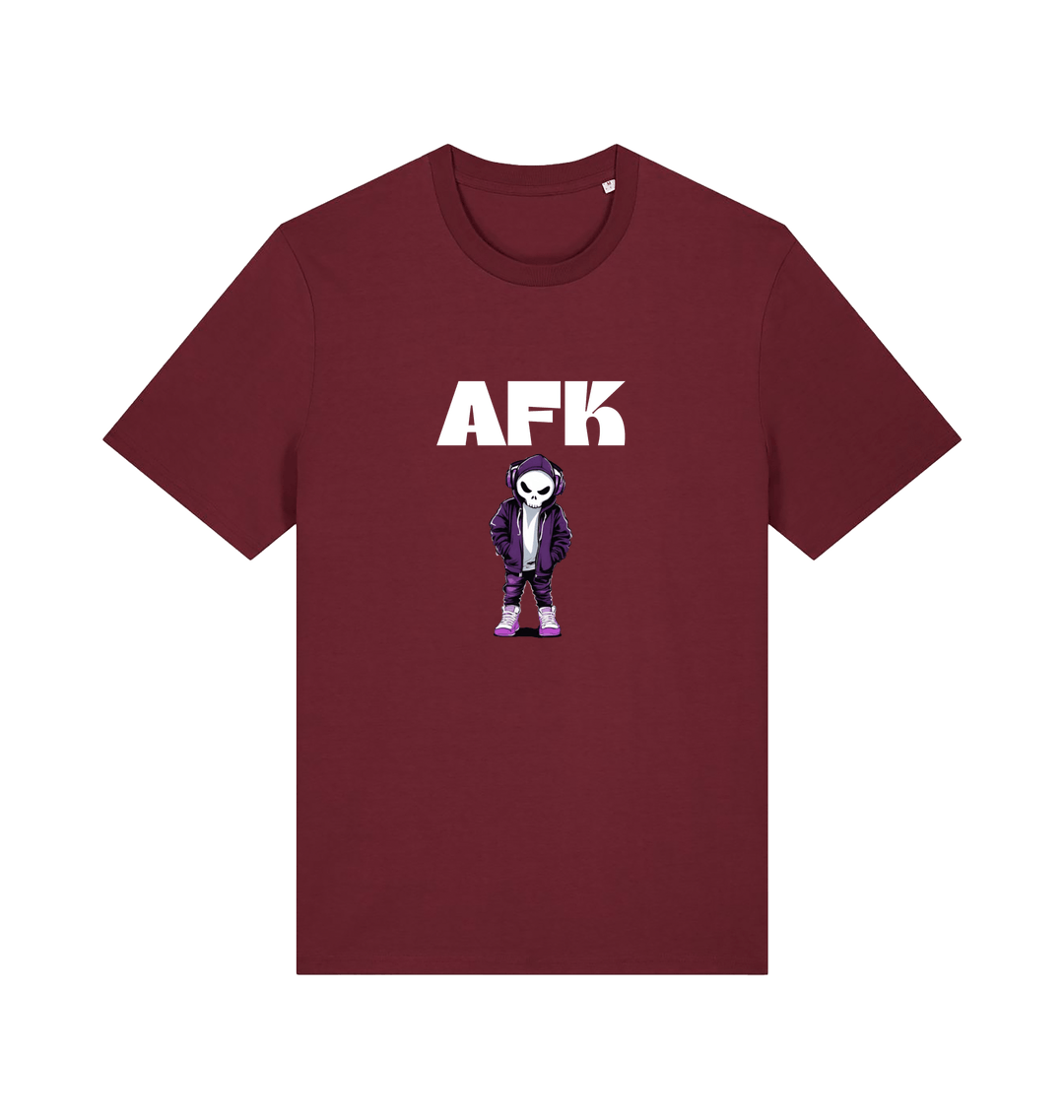 Burgundy Printed T-shirt