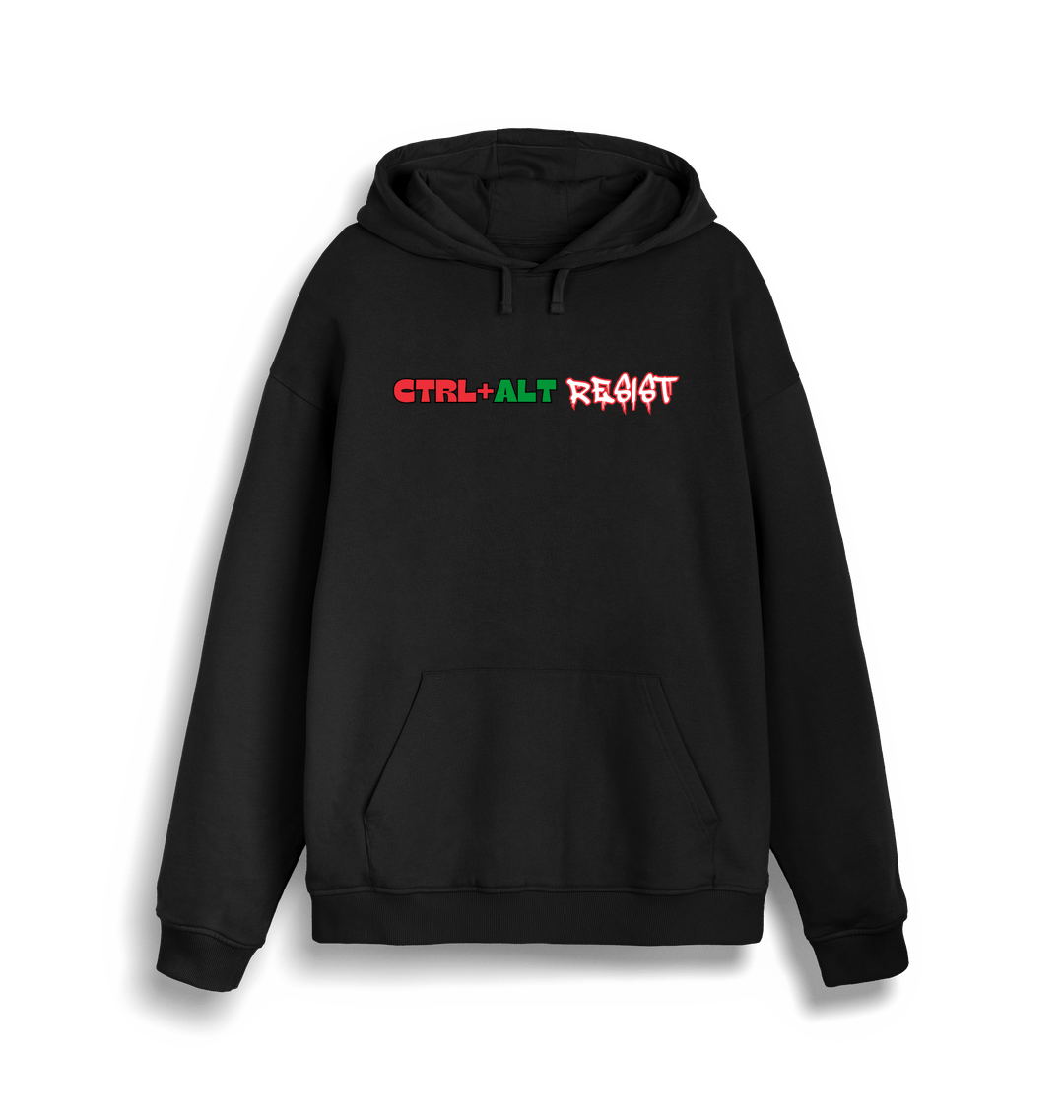 Black Printed Sweater