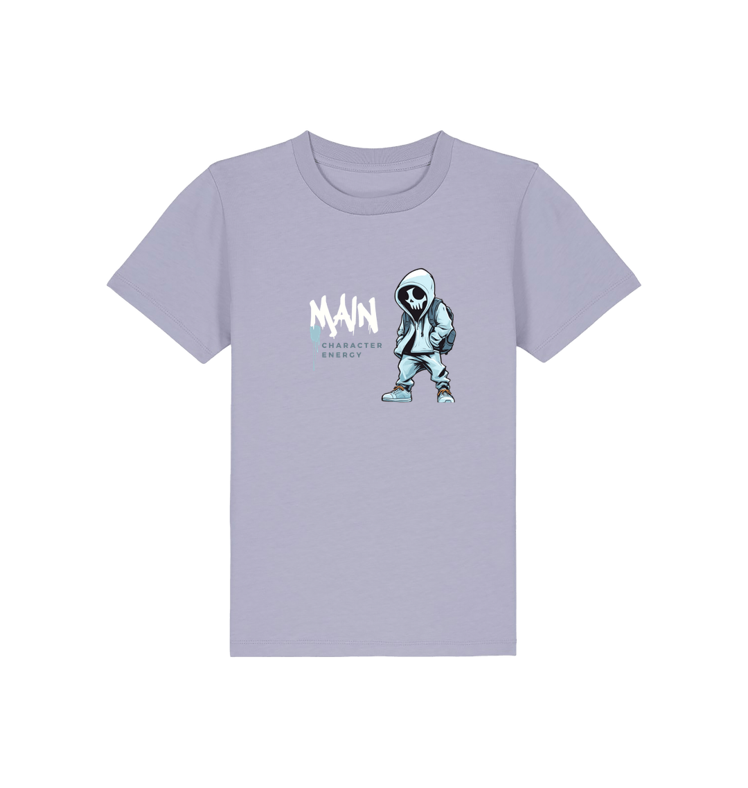 Lavender Printed Kids T-Shirt