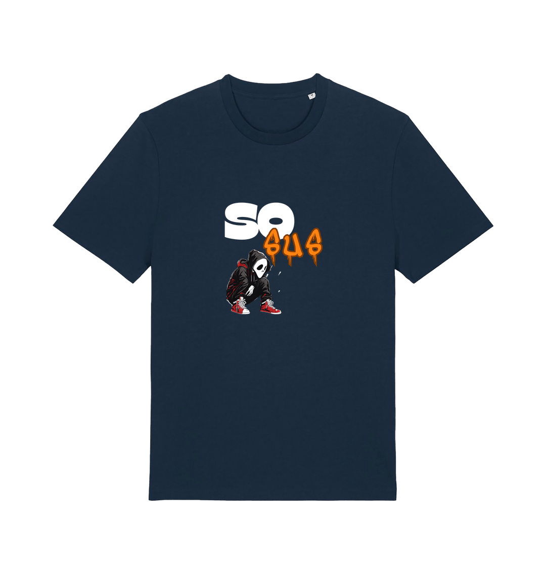 French Navy Printed T-shirt