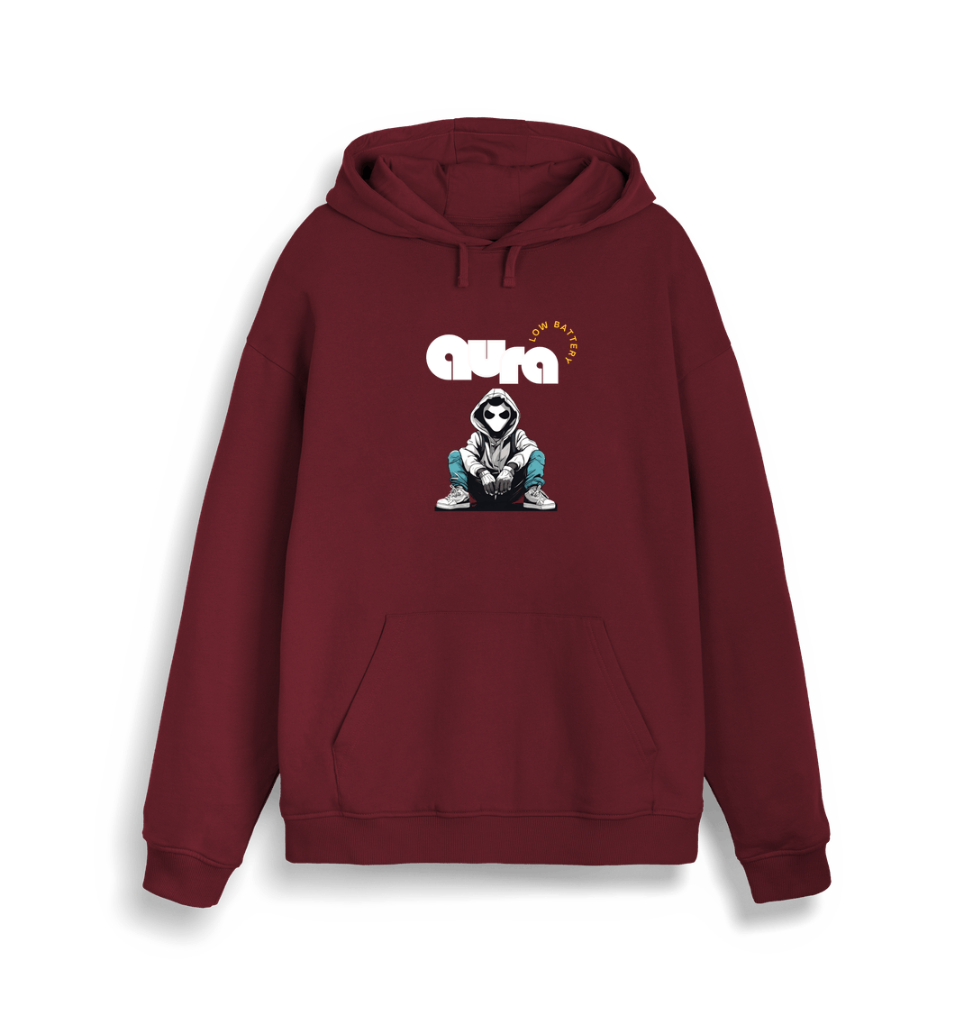 Burgundy Printed Sweater