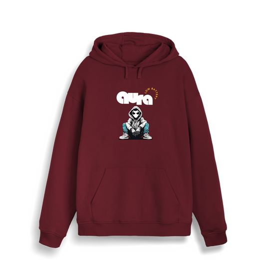 Burgundy Printed Sweater