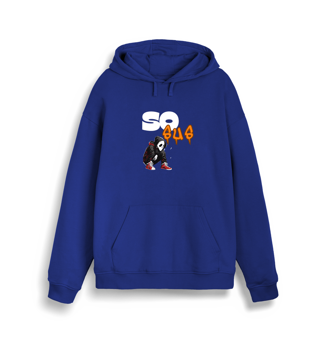 Worker Blue Printed Sweater