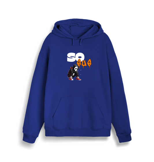 Worker Blue Printed Sweater