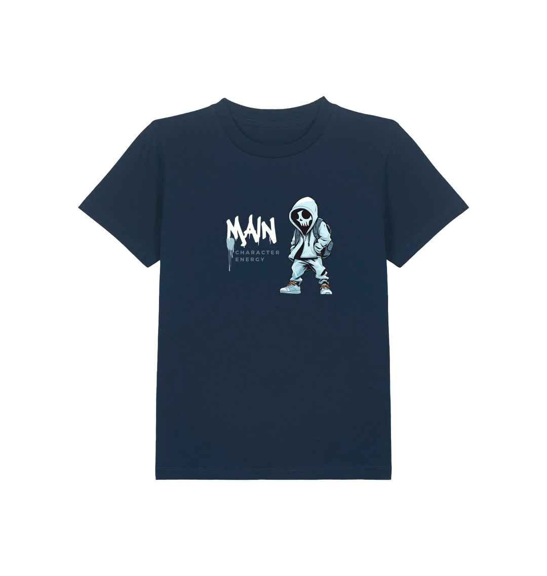 French Navy Printed Kids T-Shirt