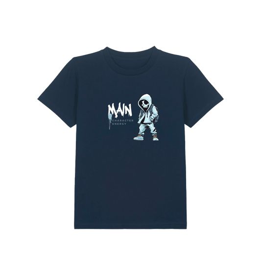 French Navy Printed Kids T-Shirt
