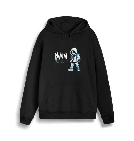 Black Printed Sweater