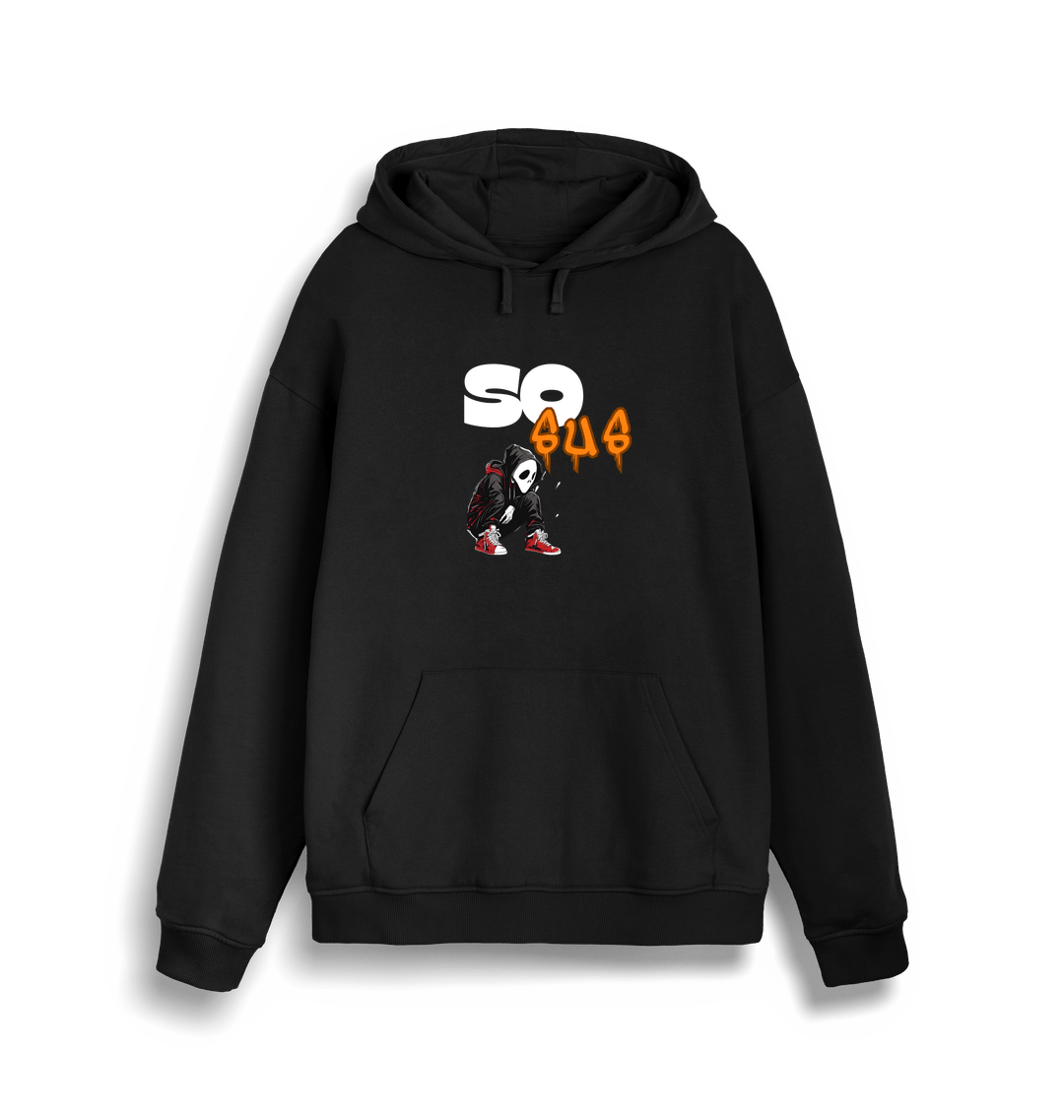 Black Printed Sweater