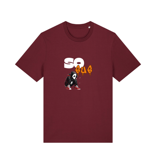 Burgundy Printed T-shirt