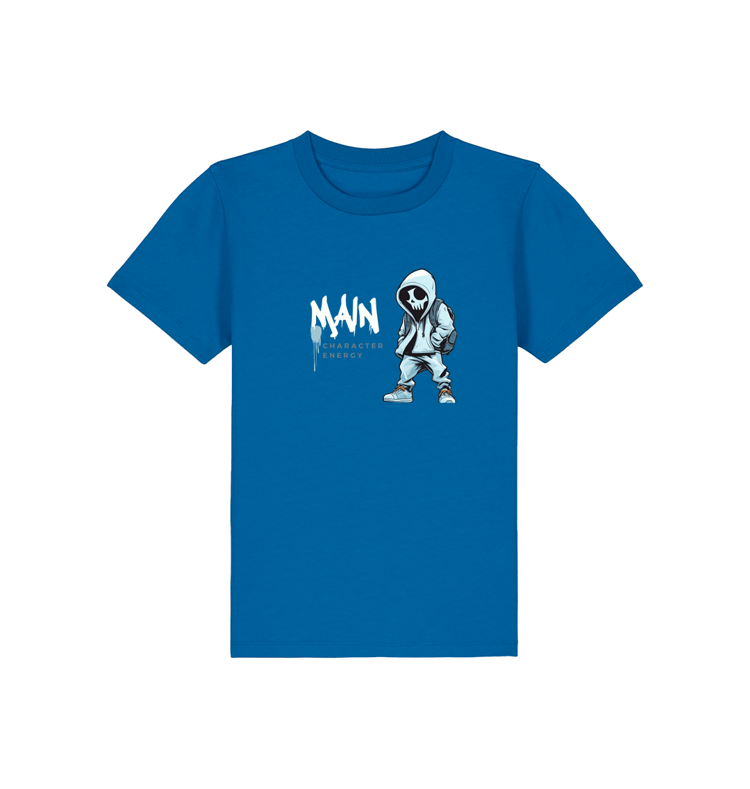 Royal Blue Printed Kids T-Shirt