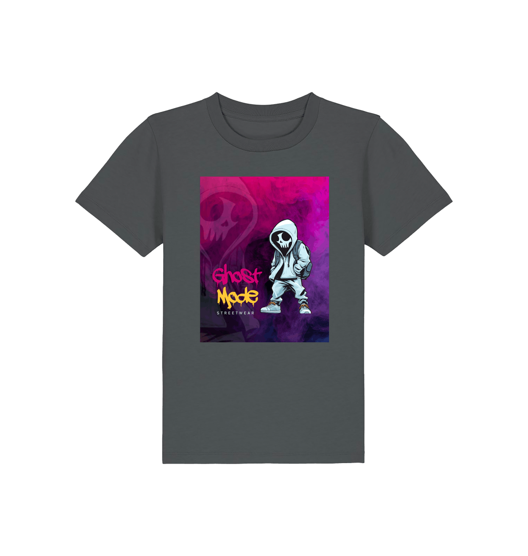 Anthracite Printed Kids T-Shirt