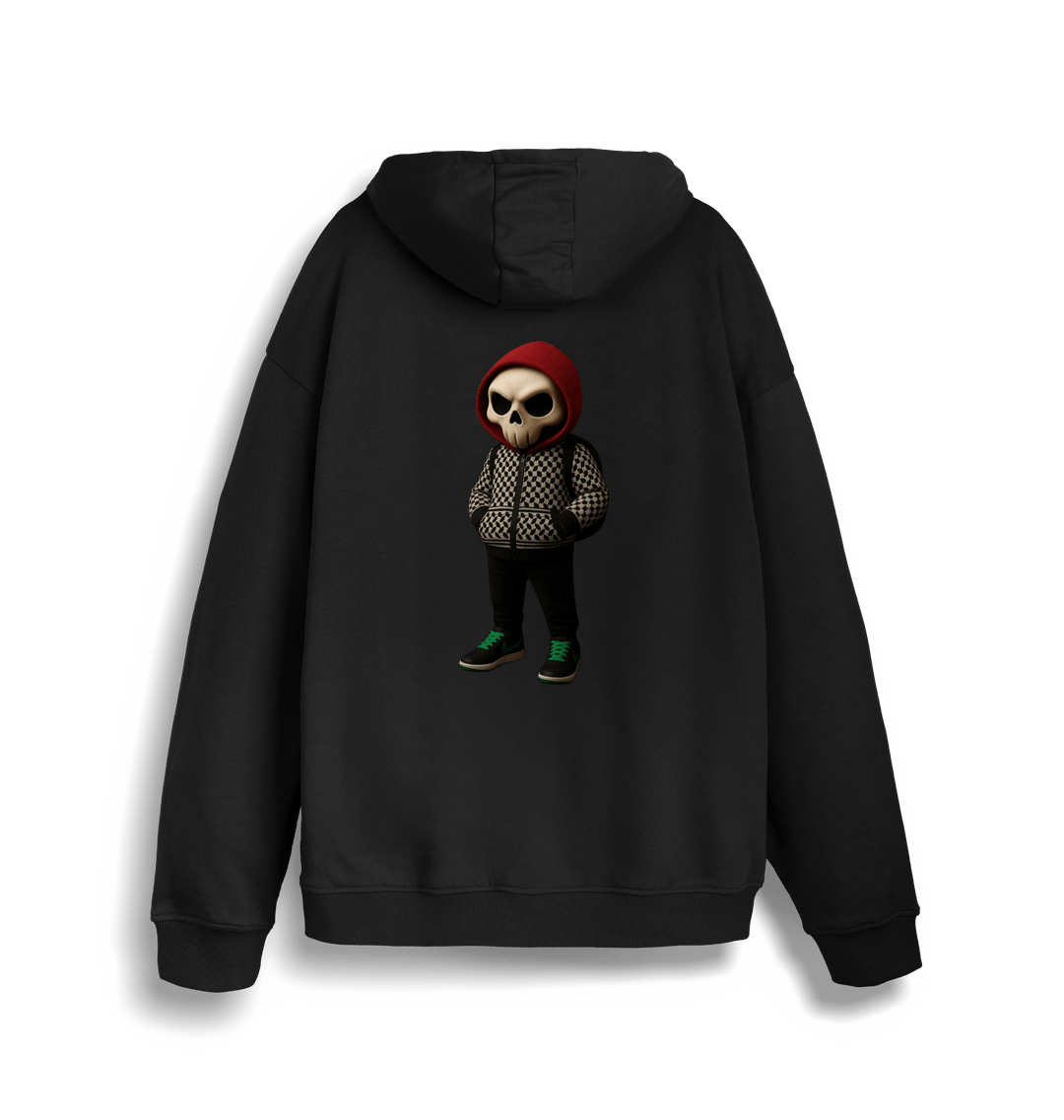 Black Printed Sweater