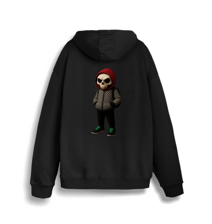 Black Printed Sweater