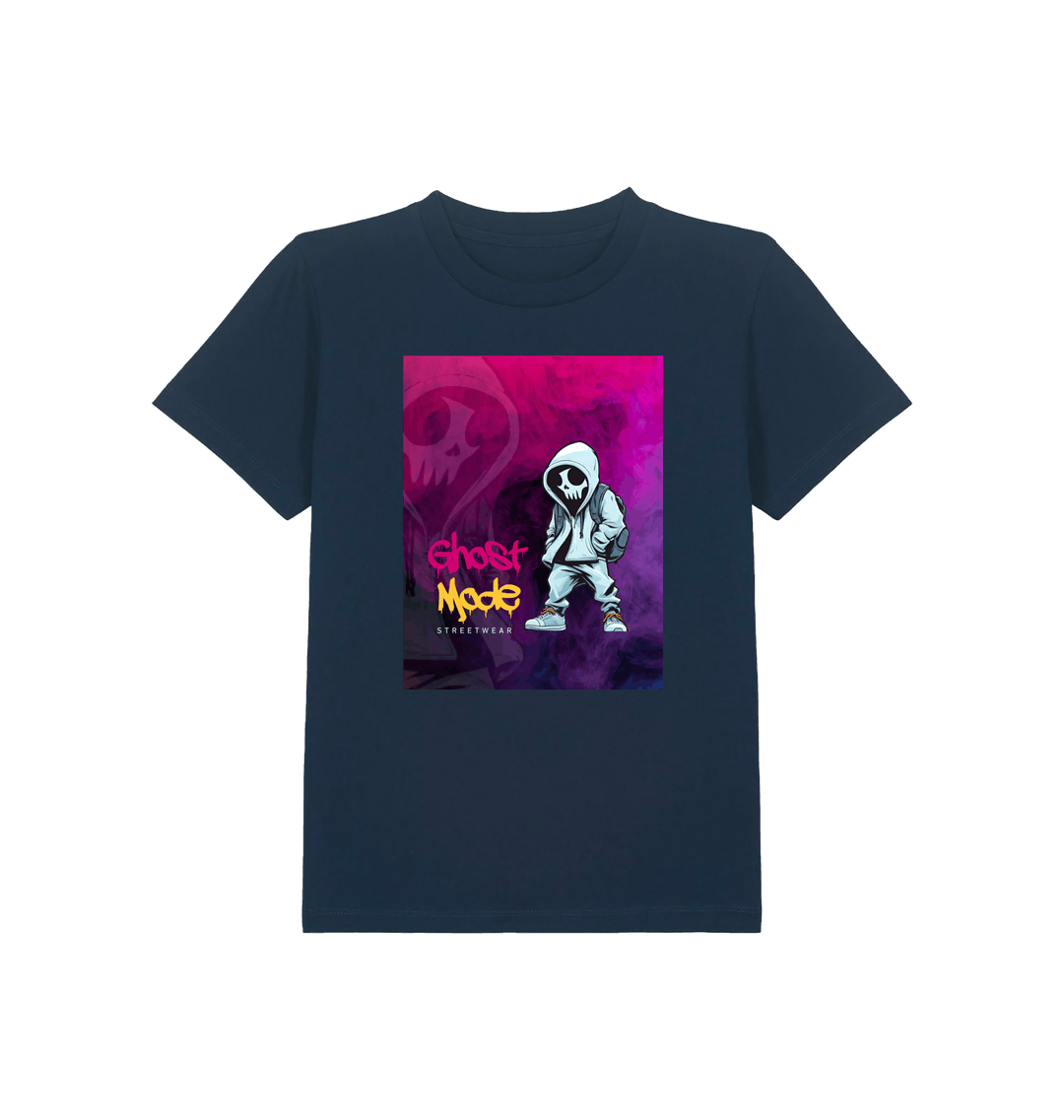 French Navy Printed Kids T-Shirt