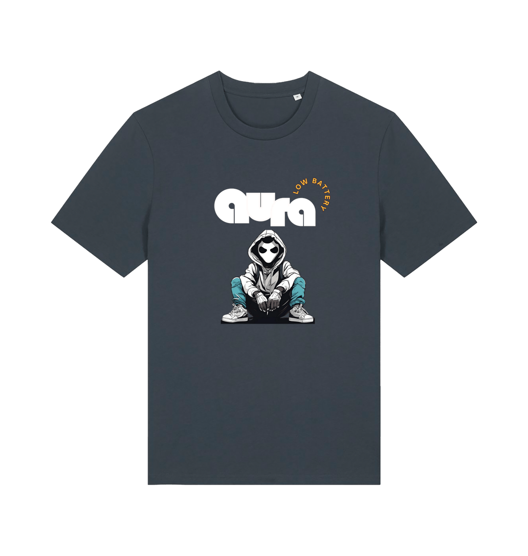 India Ink Grey Printed T-shirt