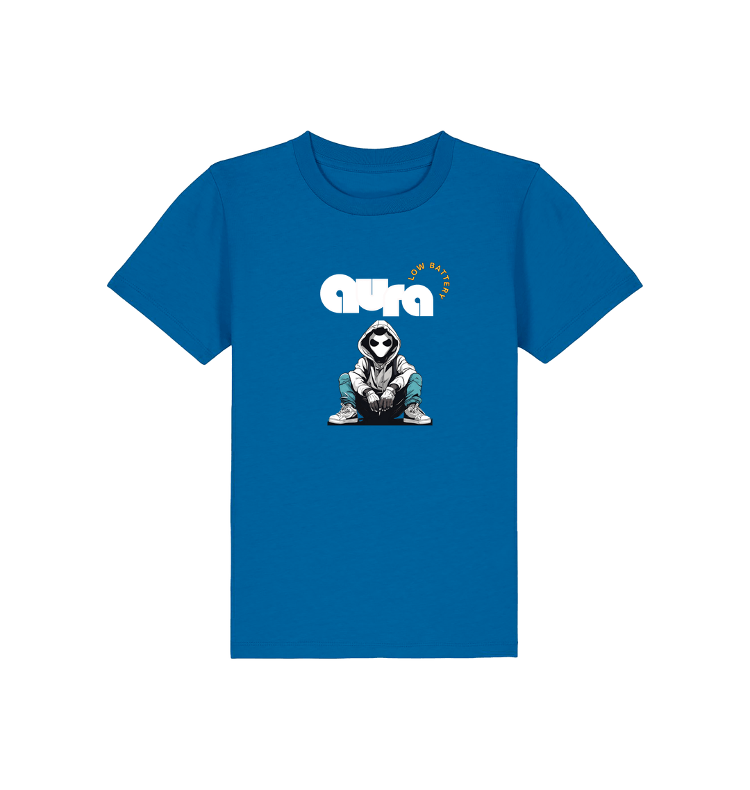 Royal Blue Printed Kids T-Shirt