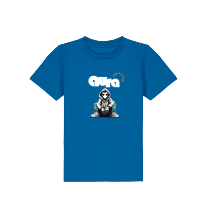 Royal Blue Printed Kids T-Shirt