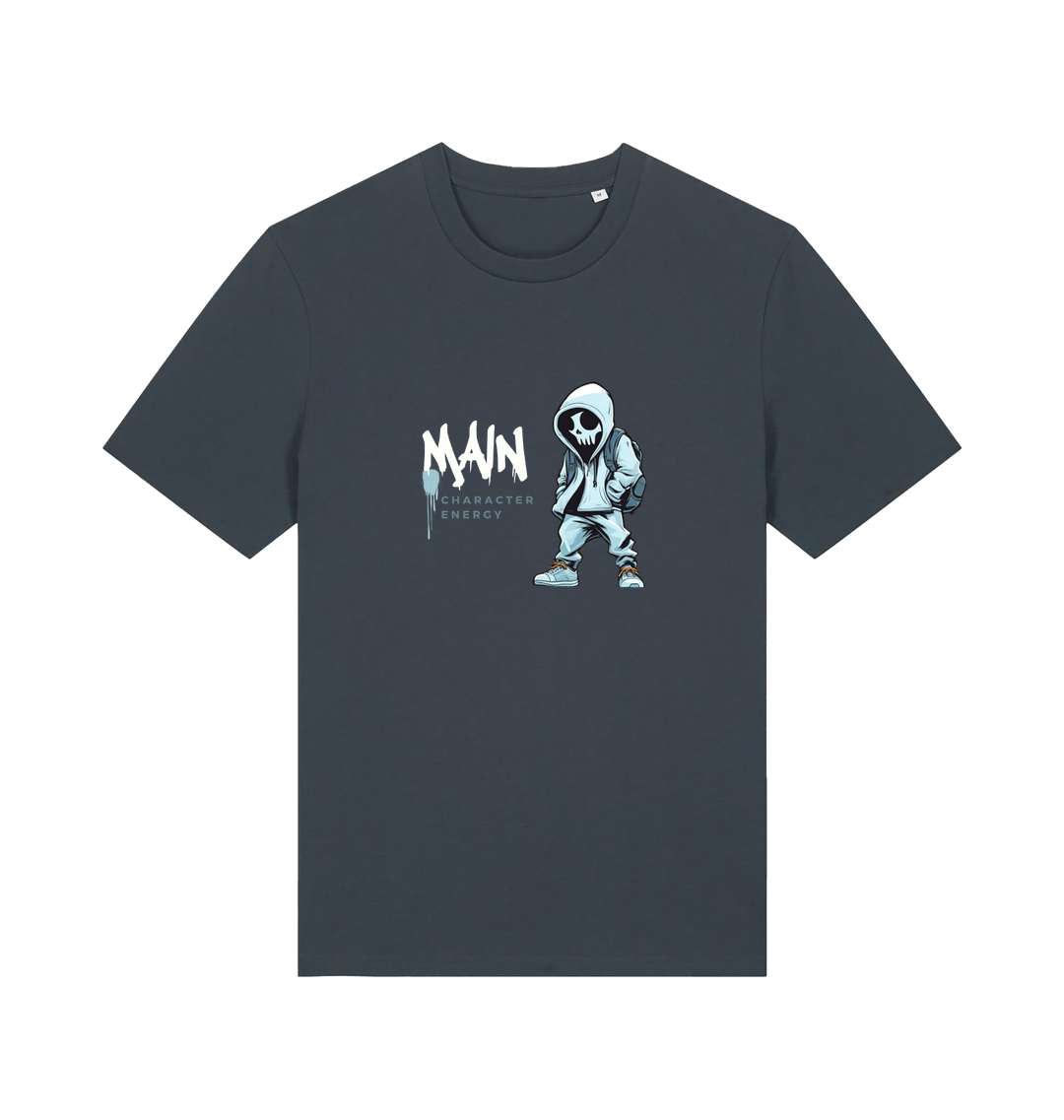 India Ink Grey Printed T-shirt