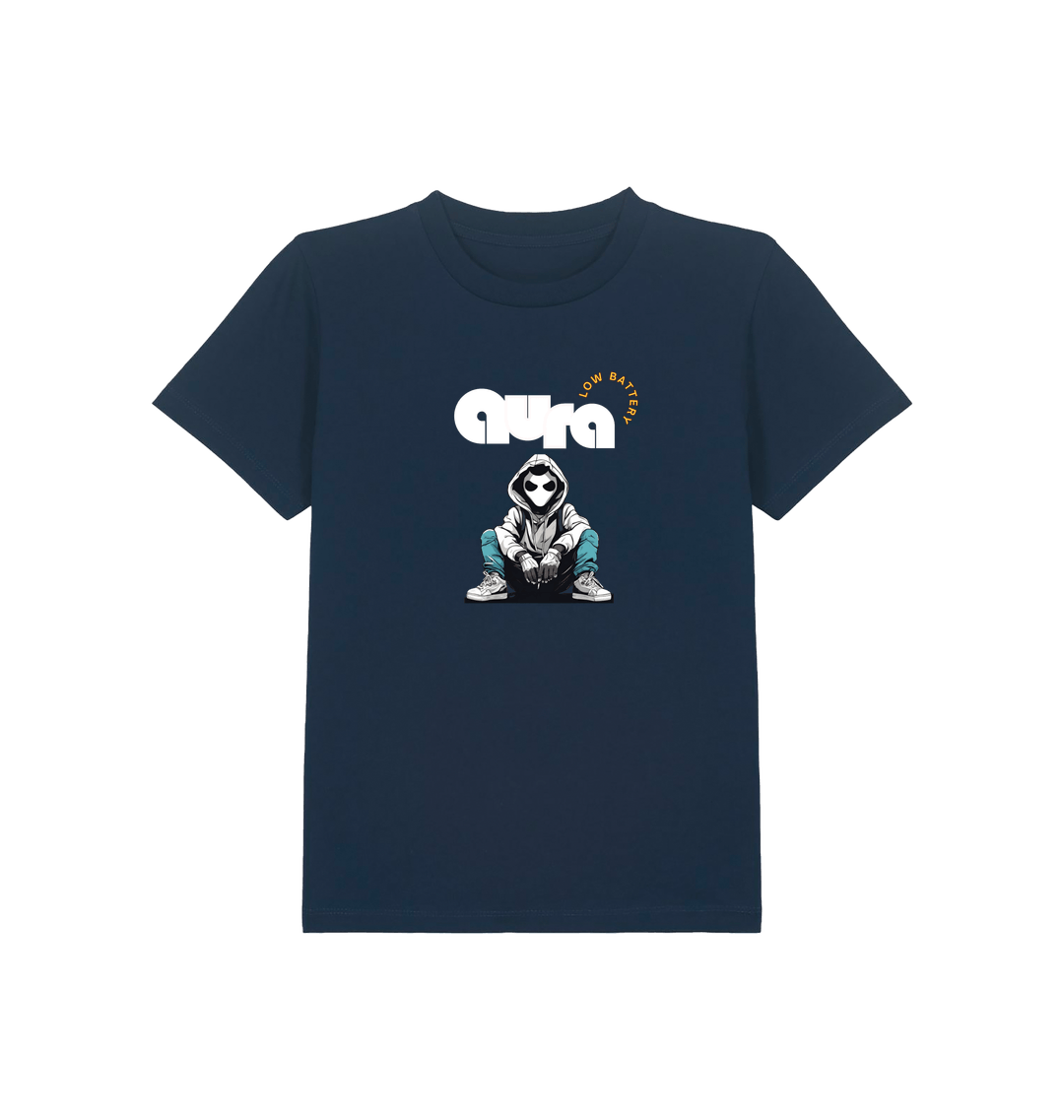 French Navy Printed Kids T-Shirt